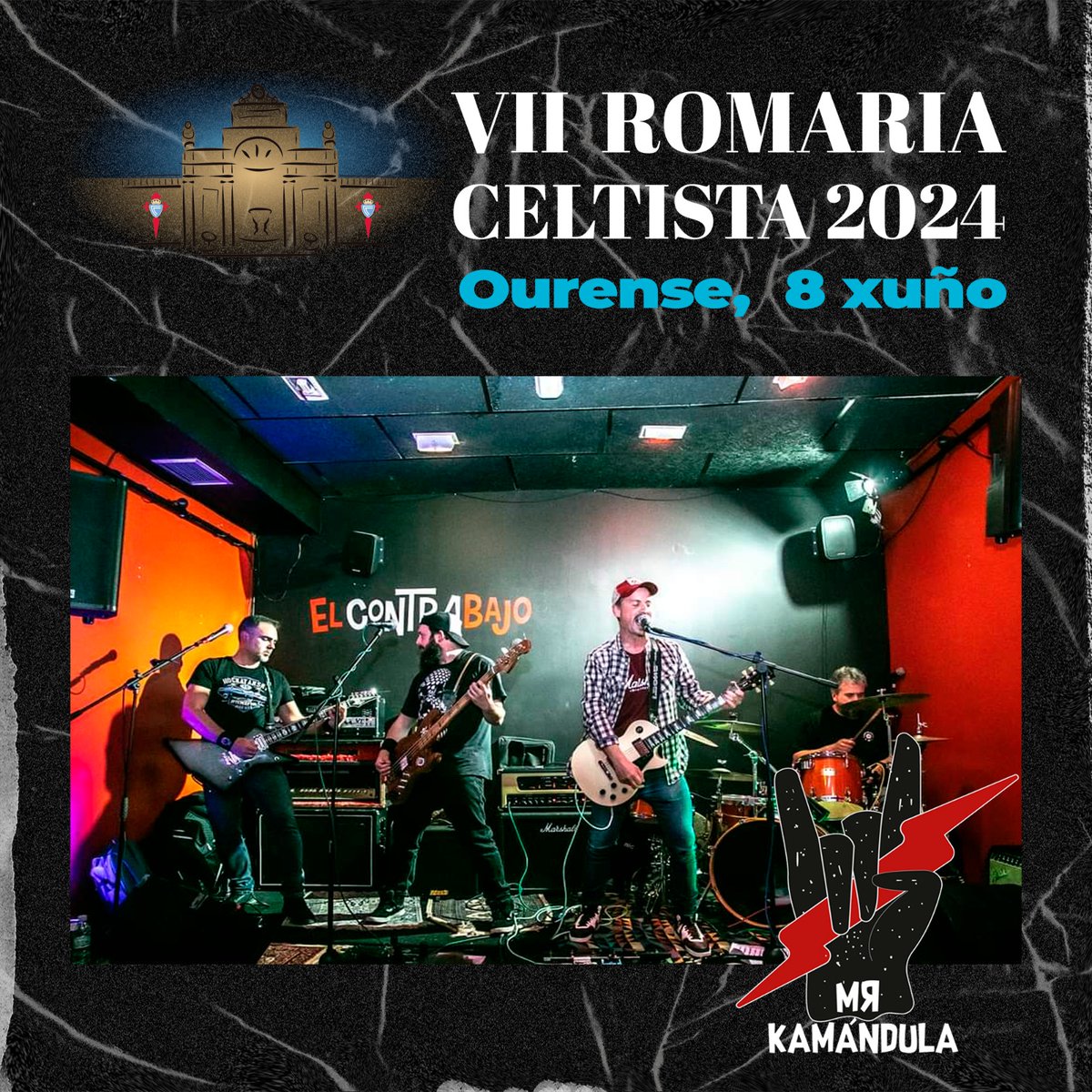 VII Romaria Celtista 
7/8 de Xuño 
Mr Kanandula 
O día 8 de Xuño no campo da feira en Ourense