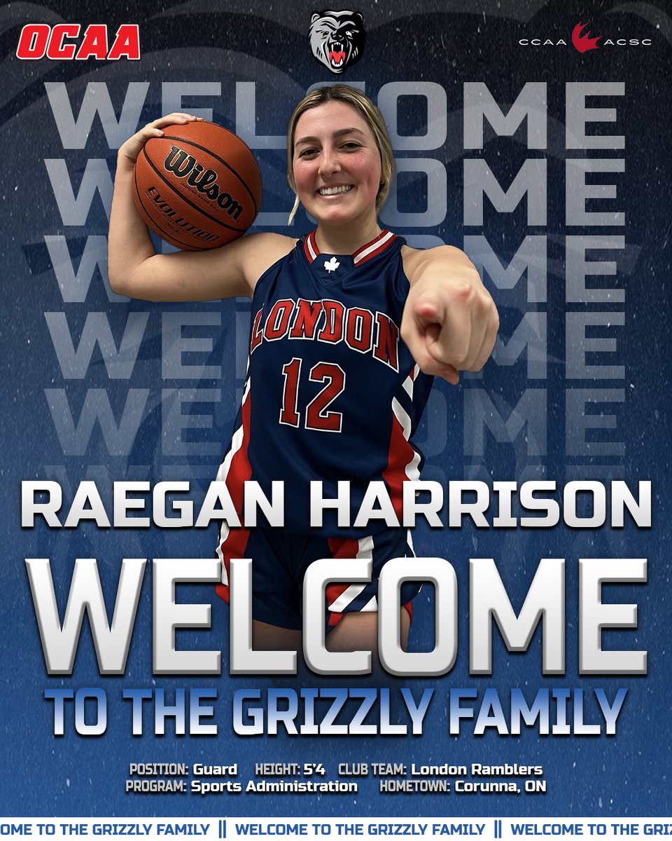 London ➡️ Georgian 🐻 One of London’s finest, the newest addition to the women’s basketball team!

Welcome to the Grizzly Family, Raegan!

#OWNTHEDEN #ItsON #ExperienceGeorgian