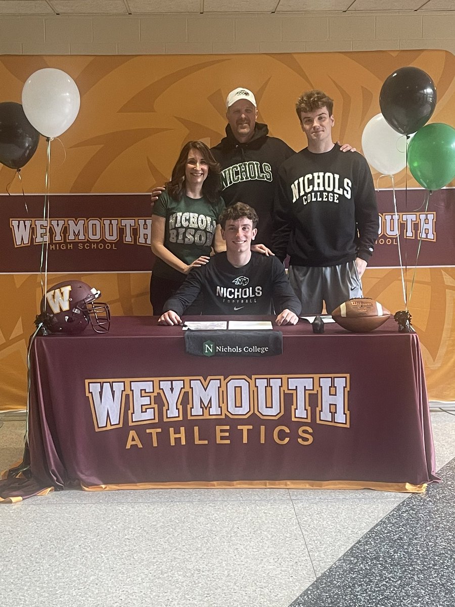 Tyler Nordstrom signs with Nichols today! Congrats to Tyler and his family.