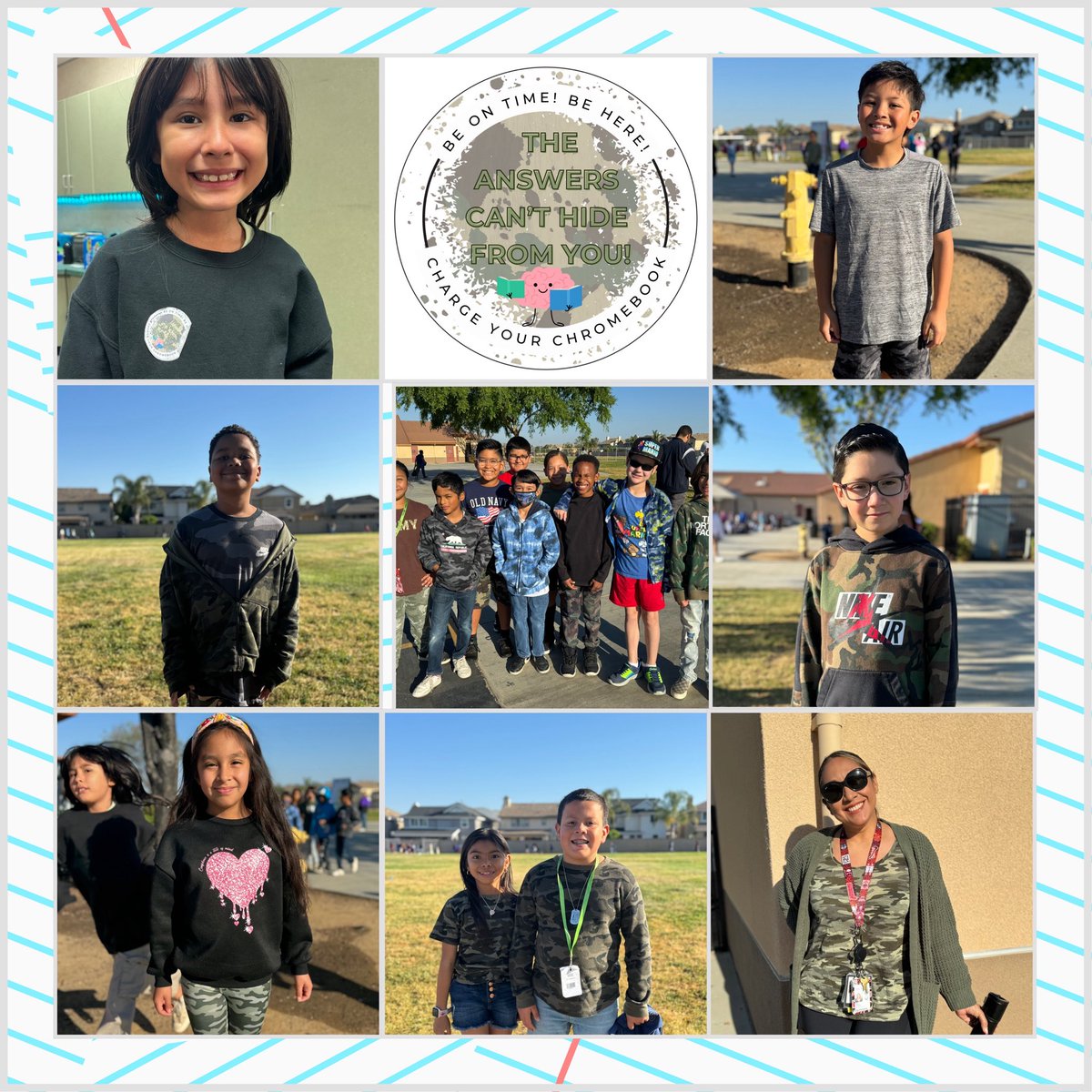 PhamilyByChance's tweet photo. 3rd Grade Spirit Week! "The Answers can't hide from us!" @FalconsAvalon  @VVUSDEdServices https://t.co/LYYl2jKJWm