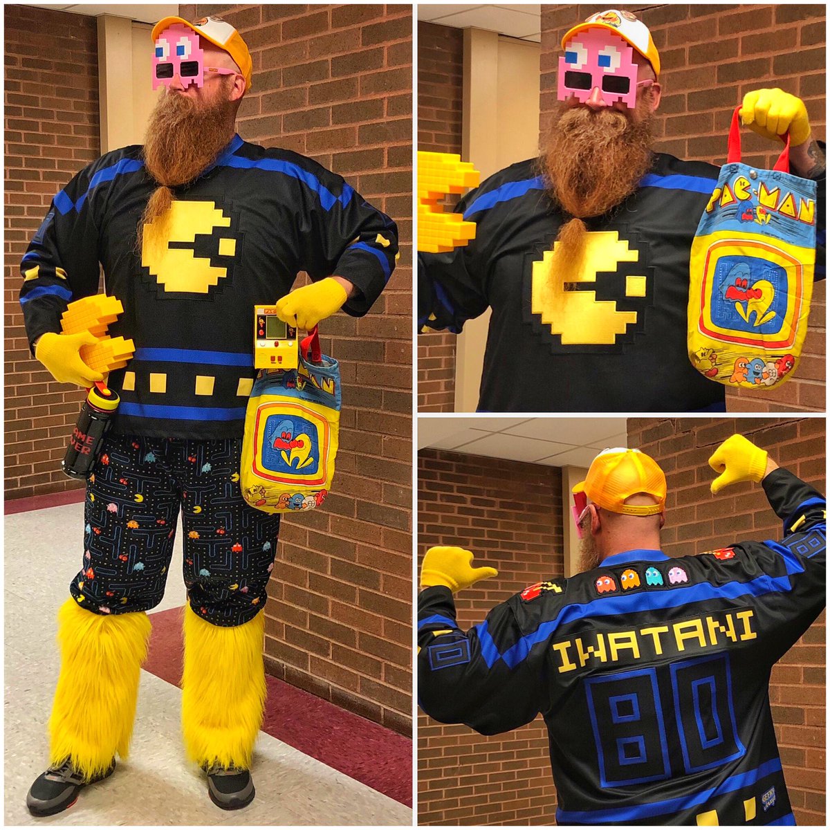 Happy #GeekyJerseyMonday… and a DOUBLE Geeky sorta day at that!

The ‘80s hit my students today in a TOTALLY TUBULAR way…

“Waka waka waka waka. Waka waka waka waka!” - Pac-Man, 1980

(1/4)

@GeekyJerseys #HartnellHistory #ALLN #RelentlessNorth #WhereYouBelong