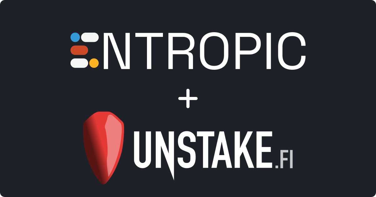 The Entropic Labs team is set to take an active role as core contributor and steward for the @unstake_fi project, thanks to a partnership with @TeamKujira. Our roadmap includes several initiatives to enhance revenue and user experience. Read more in the full post 👇