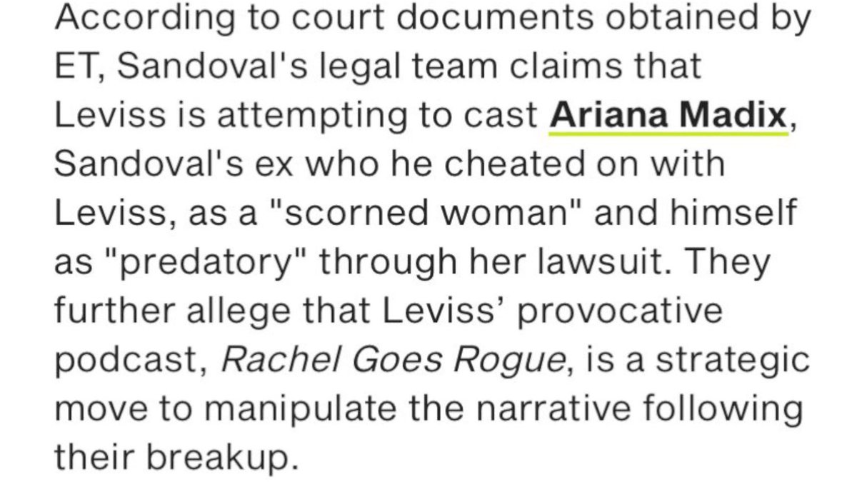 Oooooh like how he was going to try and cast Ariana as unstable emotionally and himself as a “scorned man” in a strategic move to manipulate the narrative following their breakup? What goes around comes around, fuckface! #PumpRules