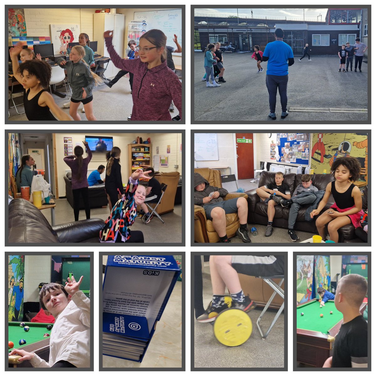 Last Tuesday's West Bank Youth Hub participants, dancing, outdoor games, indoor games, and having lots more... #youthwork #groupdevelopment #participation #wellness #youthdevelopment #haltonbcouncil