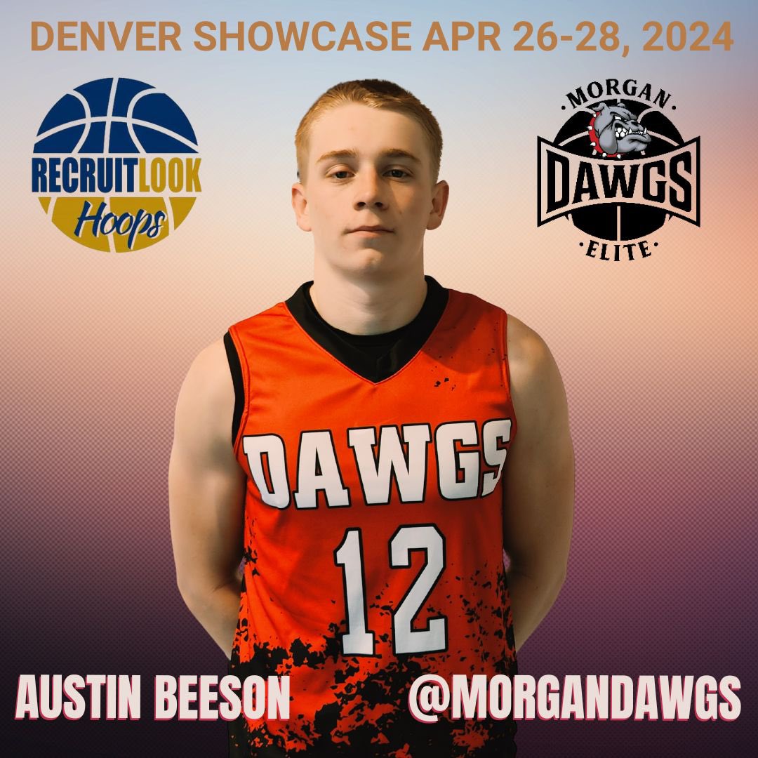 MorganDawgs's tweet image. Morgan Dawgs Elite , 17U Austin Beeson who average 20 points a game in the Recruit looks Hoops Tournament, Was name Top Player of the game. 
GO Dawgs !