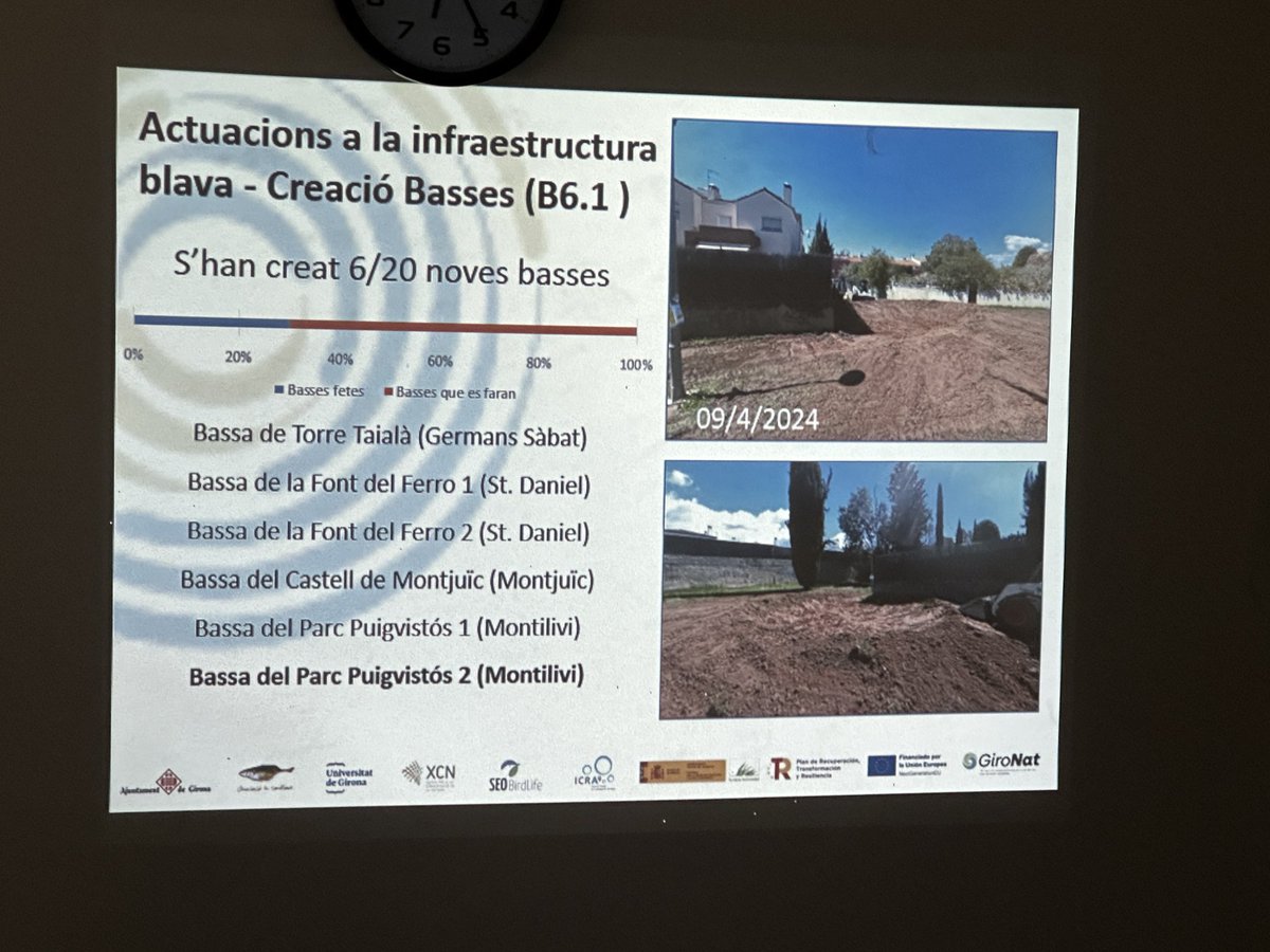 Aquesta tarda hem assistit a la xerrada de GiroNat per la creació i recuperació de basses a la ciutat per fomentar la biodiversitat ciutadana.