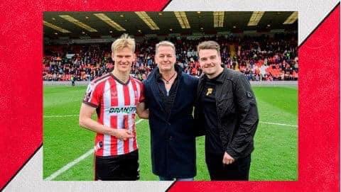 23/24 Marcus Needham Award - Lasse Sorenson We really appreciate the club allowing us to present this award as part of the clubs official awards. 🔴⚪️
