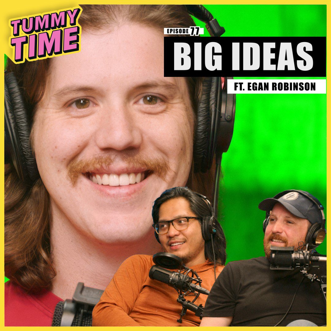 TummyTimeTV's tweet photo. There's nothing worse than being a hypochondriac proven right. Don't blow hot air up your bro's ass. No Fap leads to a lifetime of wet dreams, missing ribs, and 30-year build-up.
 77 - Big Ideas (ft. Egan Robinson)
https://t.co/IredwWOKKm https://t.co/VOPBYsGrsd