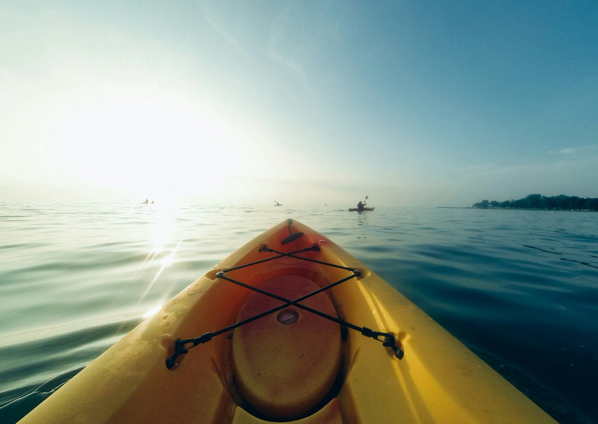 Escape the Ordinary 🌟 Break free from the everyday and glide over the waters of Lake St. Clair. Reserve your kayak at rawwatersports.com. #EscapeWithKayaking #AdventureAwaits #ReserveNow #yqg #windsorontario #rawwatersports #windsoressex #captainforaday #kayak #kayaking