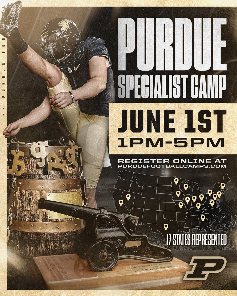 The word is getting out! AWESOME conversations about this summer camp season & opportunities to join the @BoilerFootball family! Transfers✅ JUCO✅ Under-recruited✅ High School✅ Learn - Compete - EARN #BoilerUp #ridewithcoachP