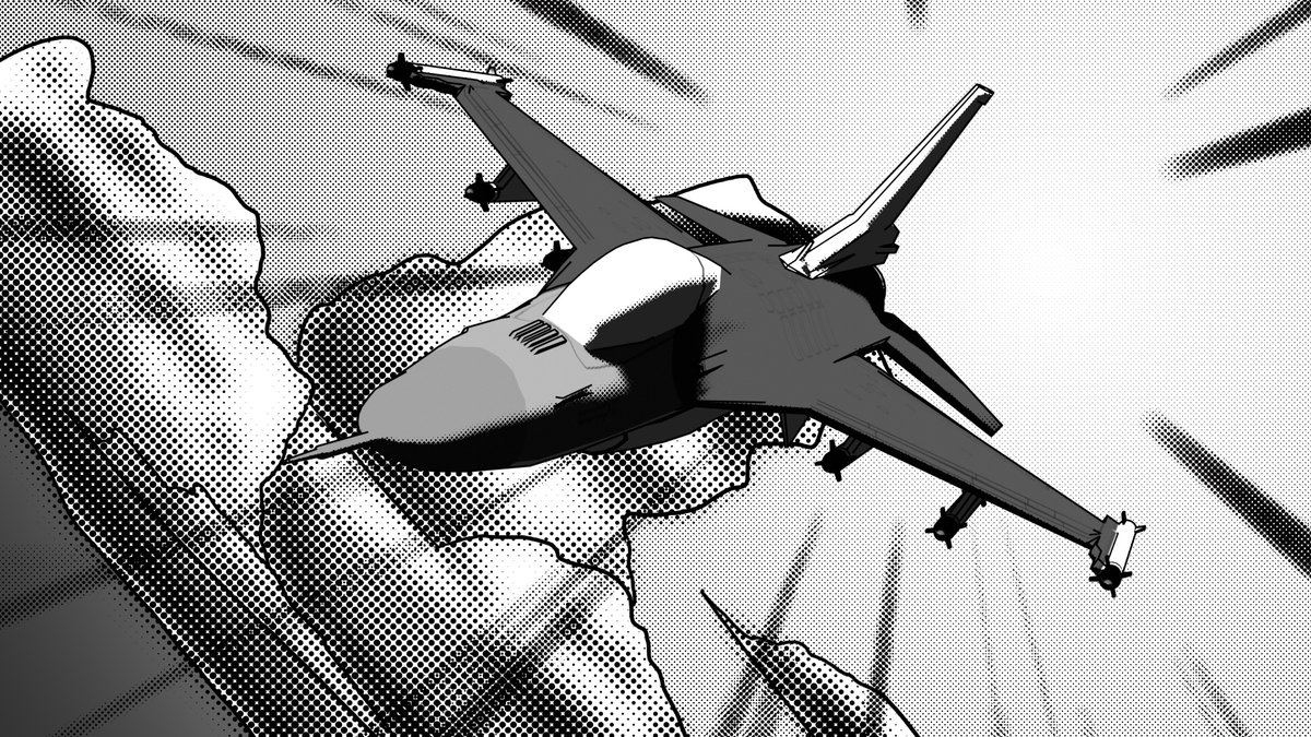 Found an awesome manga-style shader for Blender, playing around with that and Photoshop