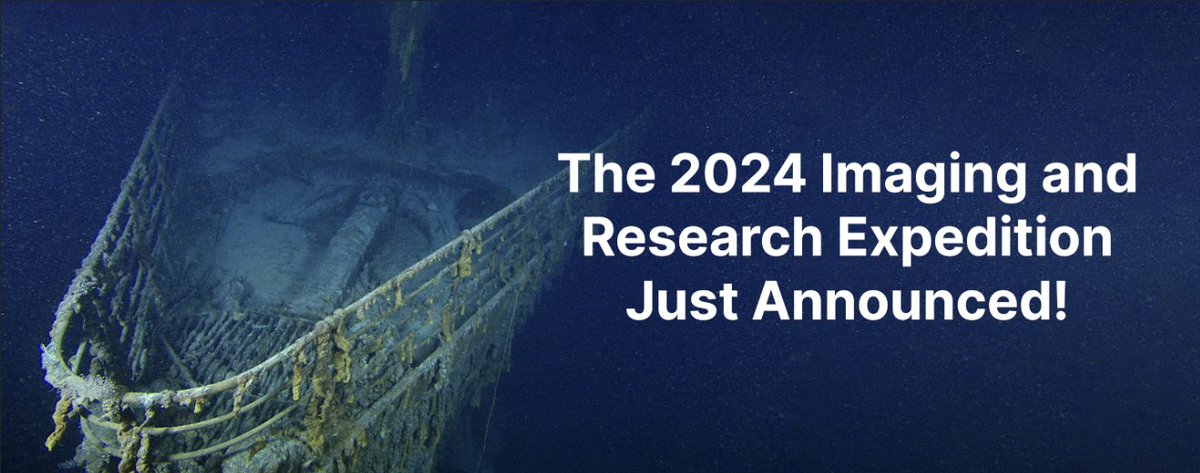 🚢 This July, the world’s leading deep ocean imaging experts, oceanographers, scientists, and historians will gather to launch RMS Titanic, Inc.’s first expedition to the wreck site of the RMS #TITANIC since 2010.