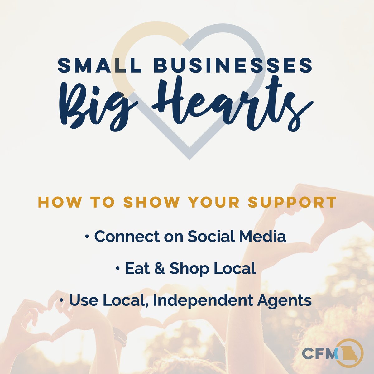 🌟Happy #NationalSmallBusinessWeek!🌟 These small business owners pour their hearts & souls into their businesses every single day, & your support means the world to them. Here are some simple yet impactful ways you can show your love & appreciation. #SupportLocal #CFMInsurance