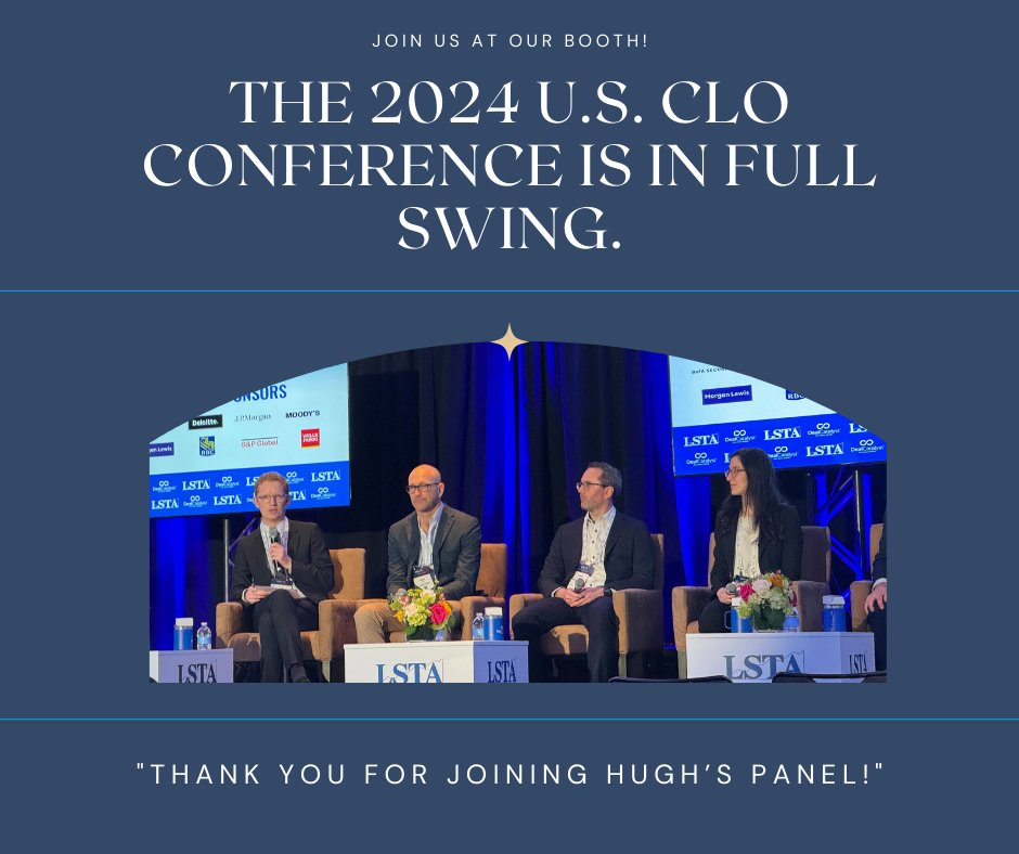 🌟 Incredible session with Reorgs own Hugh Minch at the 2024 U.S. CLO Conference! Missed it? Swing by our booth for a recap and dive into the future of CLOs. Let's keep the conversation going! #CLOConference2024 #ReorgAtCLO
