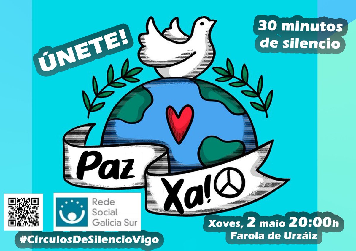Seguimos a saír á rúa para denunciar a violencia que nos invade e nos asfixia. Seguimos a saír á rúa para reclamar PAZ, para pedir que a paz sexa o pan noso de cada día.