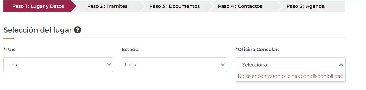 guillo_ba's tweet photo. @EmbaMexPeru Buenas, podrían dar respuesta por algún medio? Somos muchisimas personas siguiendo sus indicaciones para pedir cita a partir del 29/4 y no funciona. 
Comuniquen ALGO!!! Para no estar todo el día ingresando para que dsp "Bloqueen el usuario"!!!
No responden ail,tel,redes,NADA! https://t.co/oQac5fEuja
