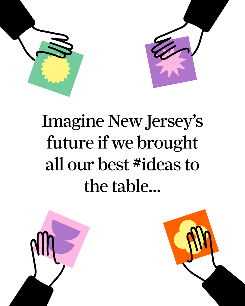 What could happen if we all started bringing our best ideas to the table for New Jersey, and there was an organization to identify them, incubate them, and launch them? We think the results might be pretty state-changing. Stay tuned for big news tomorrow!