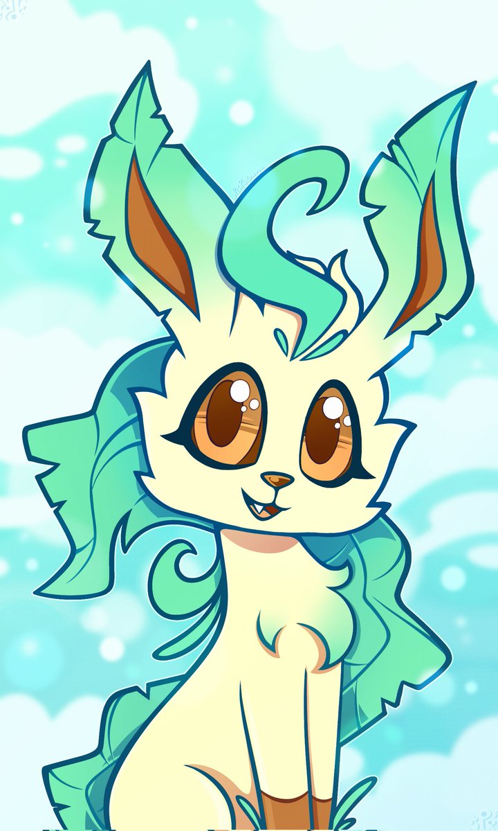 Fluffy Plants
#pokemon #eeveelution #leafeon #cute #fluffy #animal #plant #art #fanart #digitalart #smallartist #artcommunity #ibspaintx