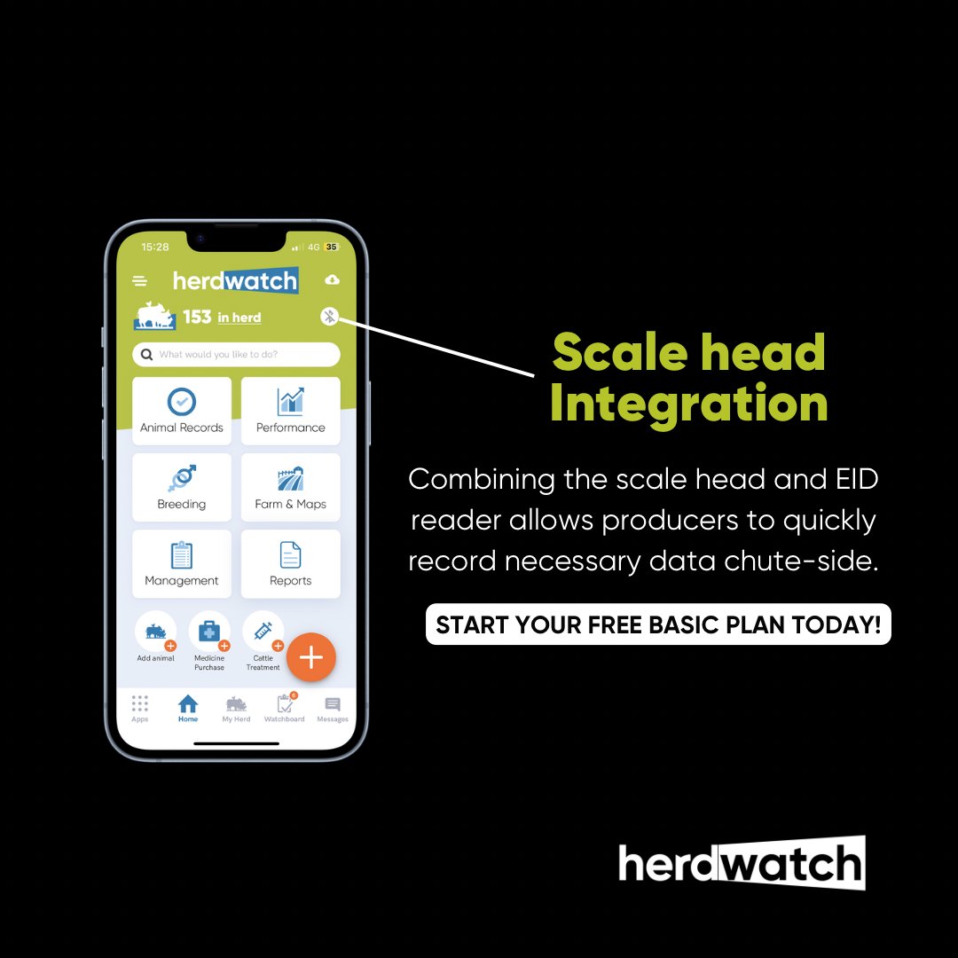 Have you discovered how to maximize your operations' full potential? Find out by downloading @Herdwatch! 

#MondayMotivation #JoinTheHerd #Cattle #CattleOperation #agtech #agriculture #agtwitter