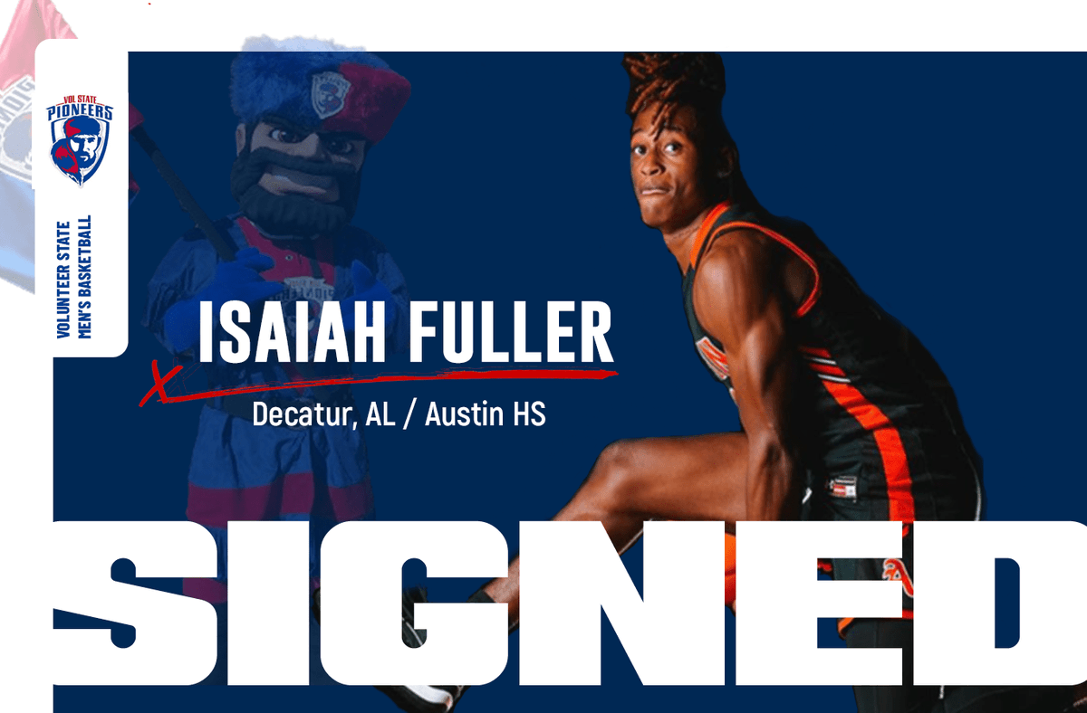 ✍️Official

Isaiah Fuller of Austin HS has signed with Volunteer State