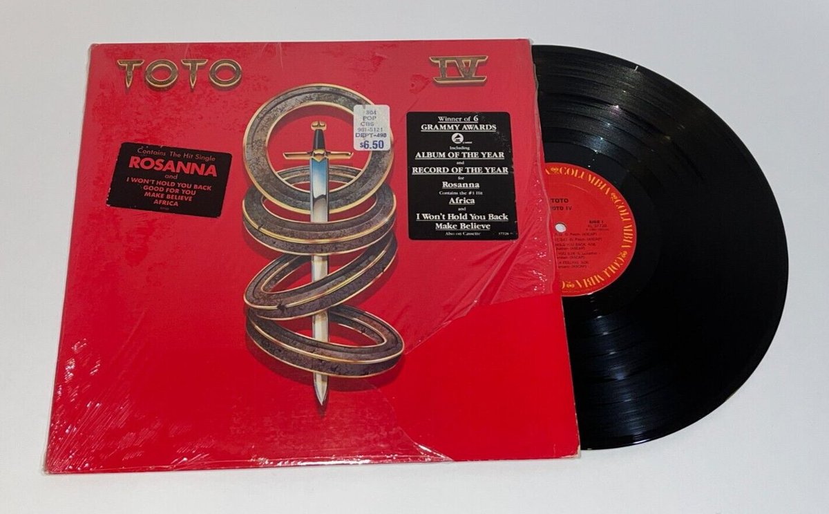 #Toto #TotoIV #Vinyl #eBay #eBayStore #eBaySeller #SteveLukather #ClassicRock #Africa #vinylforsale #recordsforsale #jkramer2media

ebay.us/trSnjb