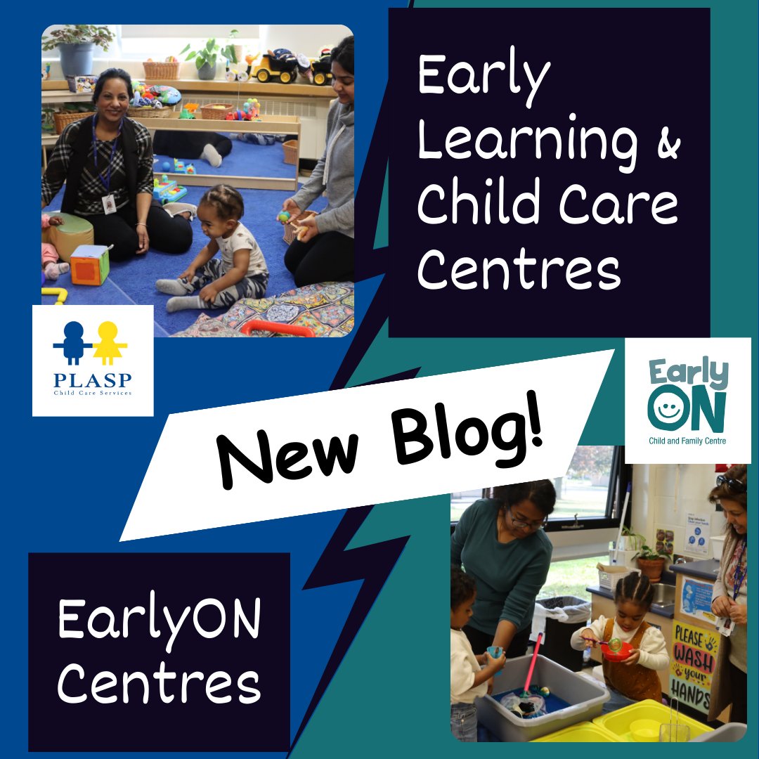 New blog! Ever wondered what the differences are between #PLASP Early Learning and Child Care Centres and PLASP #EarlyON Centres? In this blog, we break it down so that you won't have to wonder anymore! plasp.com/Blog/829-plasp… #childcare #earlyyears #learningthroughplay