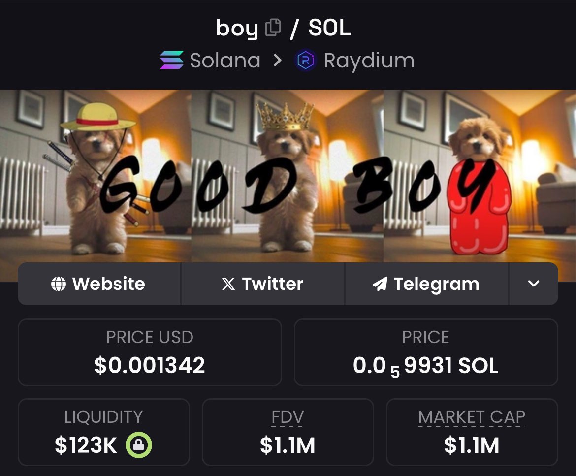 KryptoMundo's tweet image. The $boy is indeed very good

10x and we’re just getting started🚀