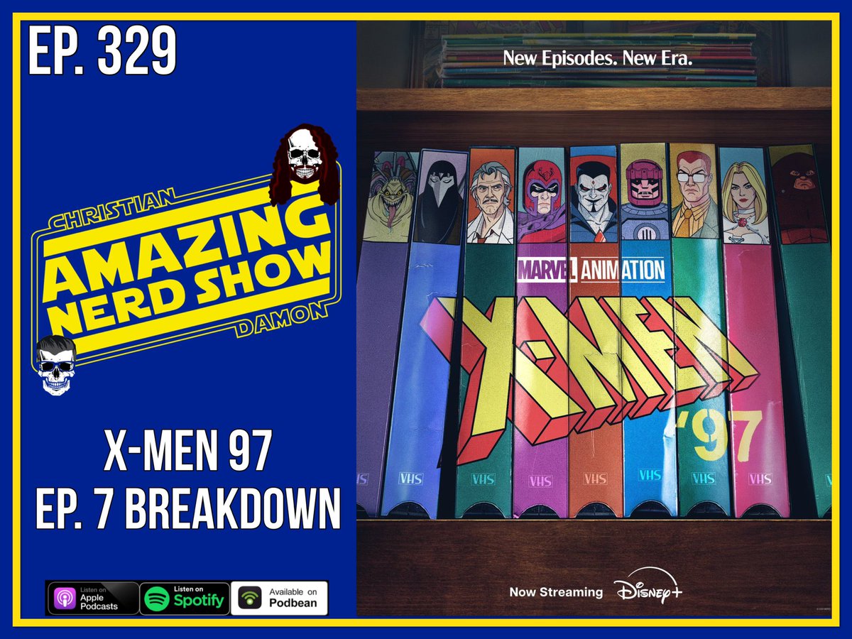 New! Ep 329! This week we’re breaking down the newest trailer for #DeadpoolAndWolverine & Ep 7 of #XMen97! We discuss all the latest #Marvel & #Horror news! Plus our #AEW Week In Review! #podcast #PodernFamily #mcu Podbean:bit.ly/3xTeQSC Apple:goo.gl/kLt2S6