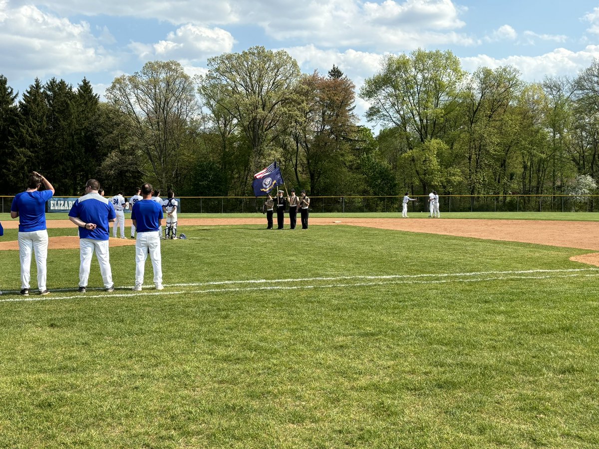 Color Guard presenting the colors for Senior Night <a href="/EtownBaseball/">Etown Bears Baseball</a>. Congratulations to the Seniors and Go Bears!!! <a href="/EASDAthletics/">Etown Bears Athletics</a> <a href="/etownPAschools/">etownPAschools</a> <a href="/EtownAreaHS/">Elizabethtown Area HS</a>