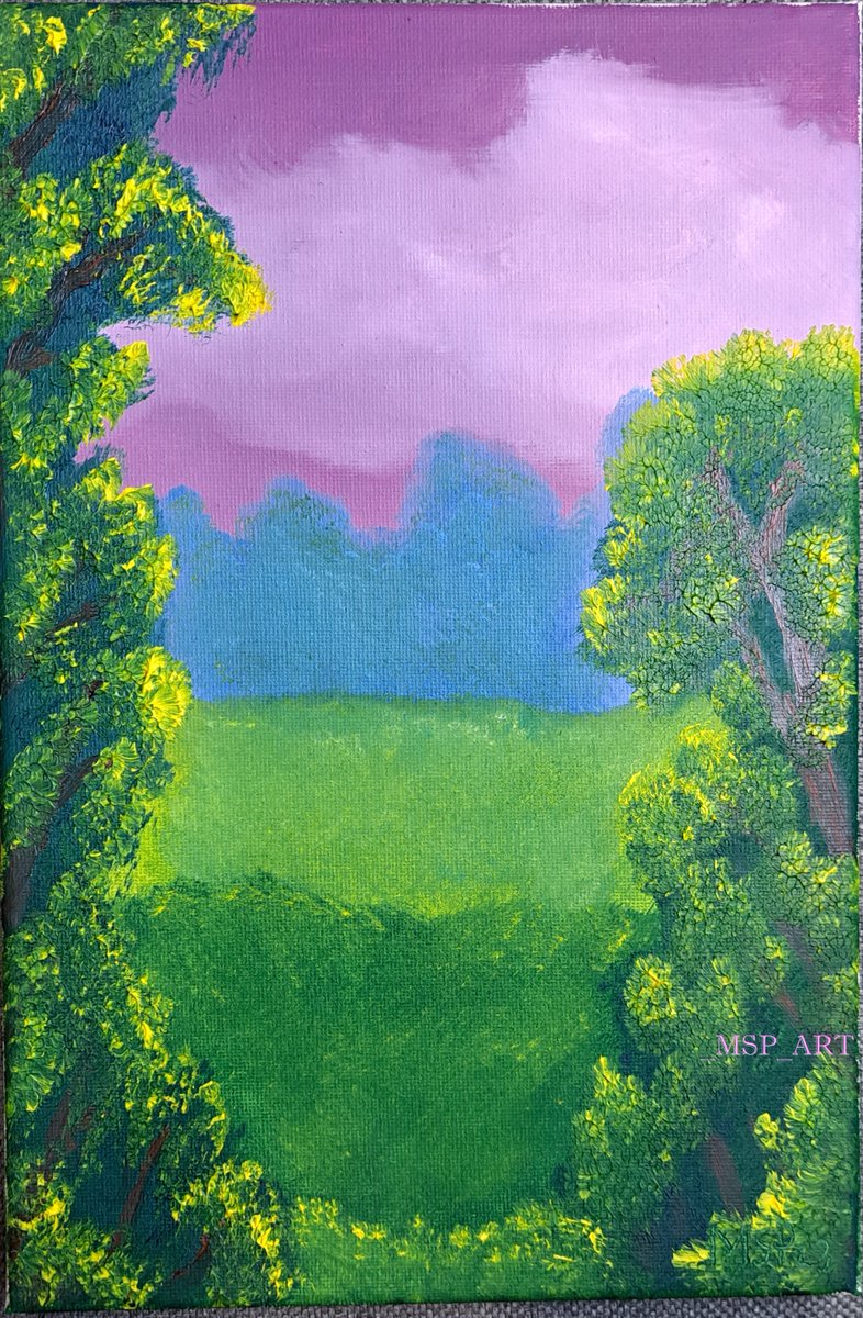 Enchanted Forest

Oil On Canvas

#painting #oilpainting #oiloncanvas #sky #enchantedforest #ArtistOnTwitter #ArtistOnX