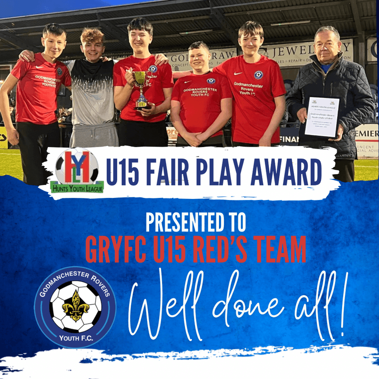 GRYFC's tweet photo. U15 Fair Play Award #Pitchero
https://t.co/Xt23icgeoj https://t.co/VgbJVKnb7i