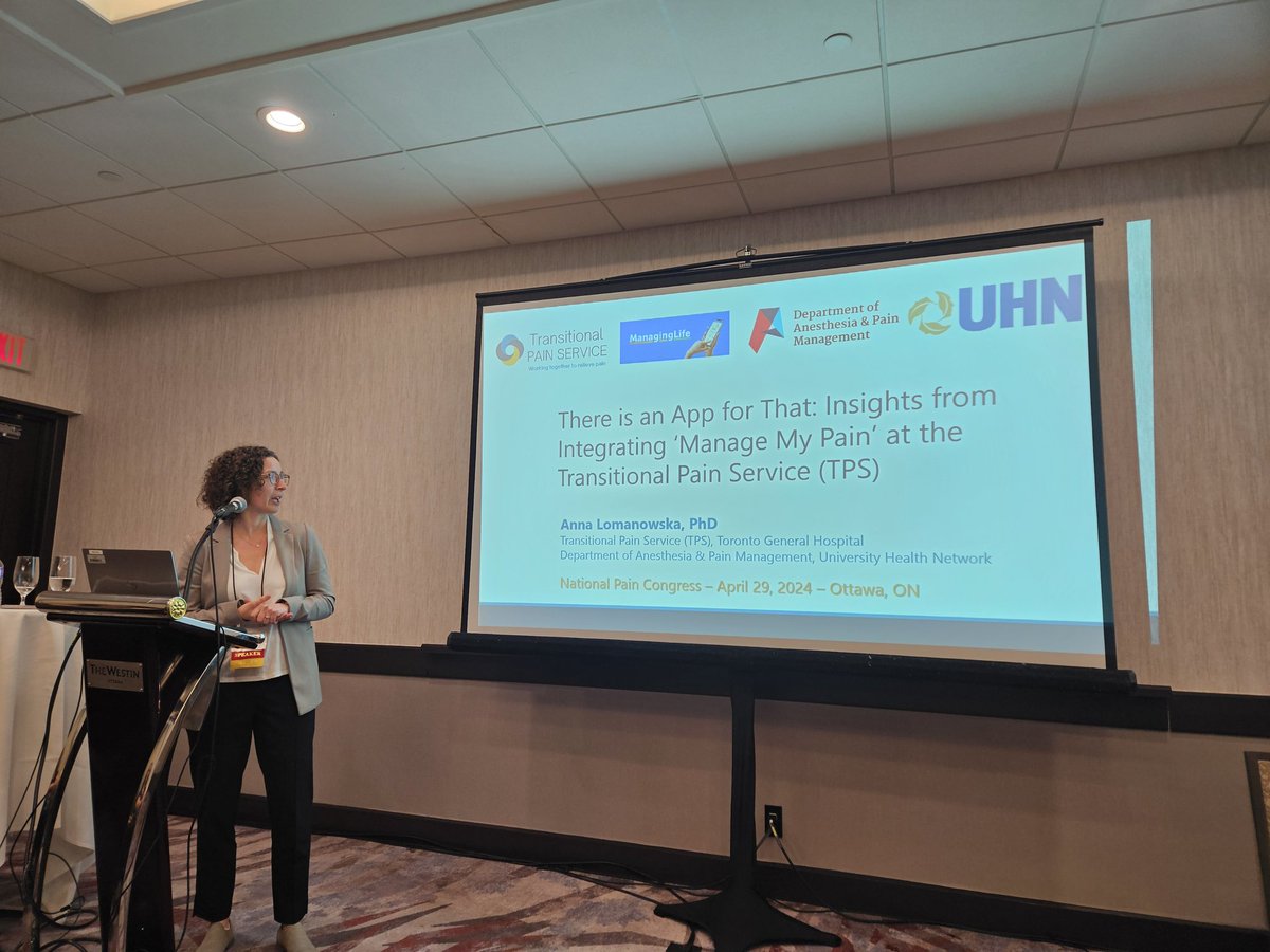Tahir Janmohamed (@tahirjanmohamed) on Twitter photo Anna Lomanowska at <a href="/TPS_PainToronto/">Transitional Pain Service</a> at <a href="/UHN/">University Health Network</a> speaking about our collaboration and the lessons learned #CanadianPain24 <a href="/CanadianPain/">Canadian Pain Society</a> Anna Lomanowska at <a href="/TPS_PainToronto/">Transitional Pain Service</a> at <a href="/UHN/">University Health Network</a> speaking about our collaboration and the lessons learned #CanadianPain24 <a href="/CanadianPain/">Canadian Pain Society</a>