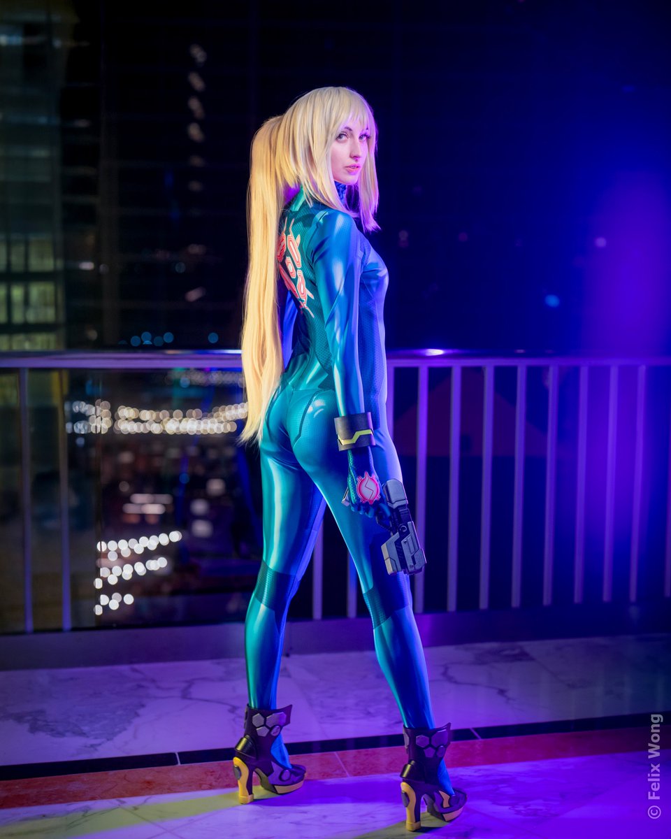 This might be one of my fave cosplay photos of me ever 🥺💙

#Samus #metroid