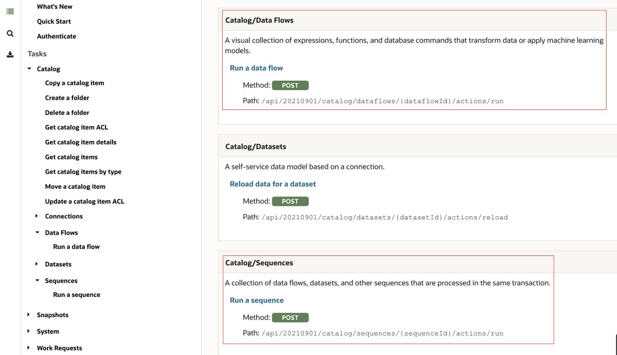 Joel Acha (@elffaranalytics) on Twitter photo Documentation for some new Oracle Analytics REST API Endpoints that run Data Flows and Sequences (possibly part of the upcoming May 2024 update).  docs.oracle.com/en/cloud/paas/… #oracleanalytics Documentation for some new Oracle Analytics REST API Endpoints that run Data Flows and Sequences (possibly part of the upcoming May 2024 update).  docs.oracle.com/en/cloud/paas/… #oracleanalytics