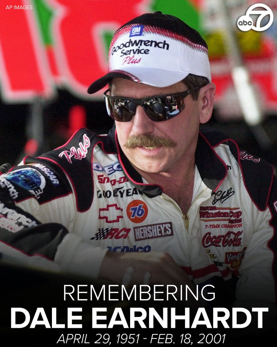 Today we’re remembering “The Intimidator,” NASCAR legend Dale Earnhardt, who was born on this day in 1951. 🏎️♥️
