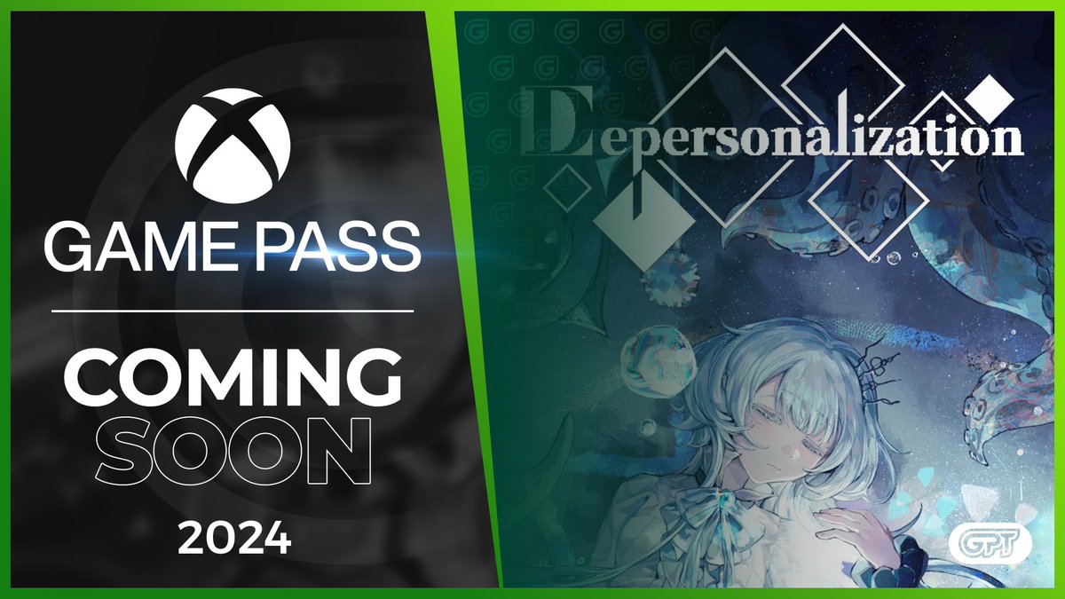 🚨NEW GAME COMING SOON🚨

Service: #XboxGamePass for PC
Game: Depersonalization
When: 2024 
Platforms: #PC 💚🎮