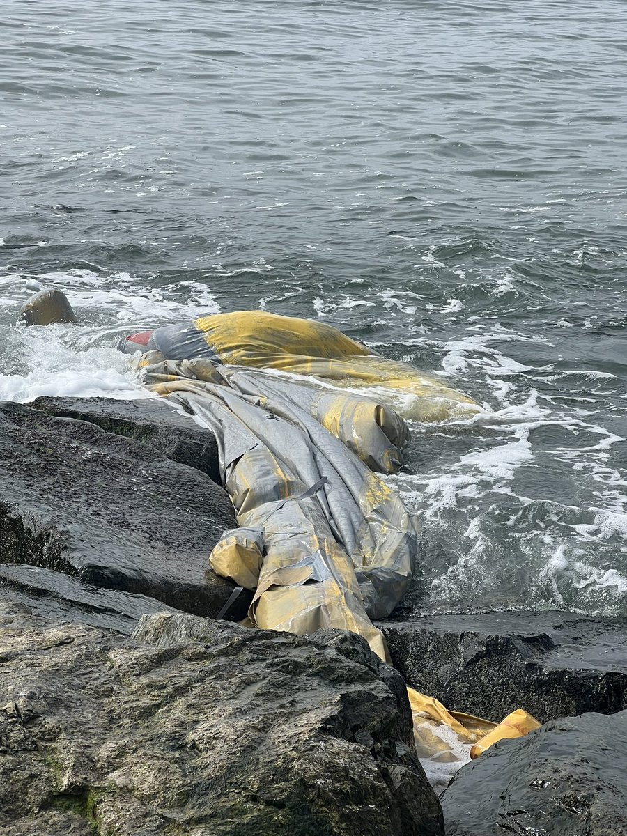 The Missing emergency escape slide that fell off Delta Air Lines Boeing 767-300 aircraft (N176DN) on 27 April, have been found, as it washed up in front of house of lawyer whose firm is suing Boeing. 📸By : Katie McFadden @KatieMcFaddenNY #aircraft #airlines #safety