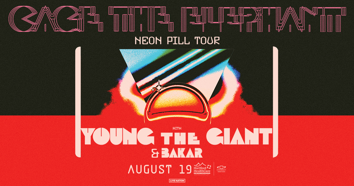 Cage The Elephant with special guests Young The Giant and Bakar comes to @hhcamphitheater on August 19th. Tickets are on sale at livenation.com Listen to @JonKamal87 tonight at 7:50 to win tickets!