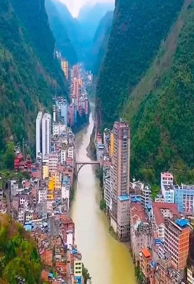 Janjin en China, la ciudad más estrecha d3l mundo