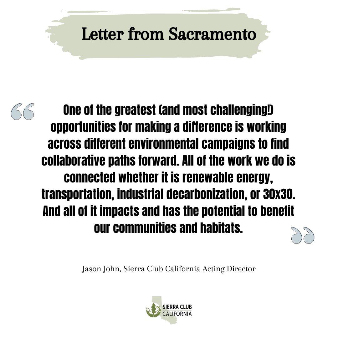 Meet the staff PT 1! Learn about what our staff do, their passions for environmentalism, and their dream nature trips in our newest Letter from Sacramento: sierraclub.org/california/mee…