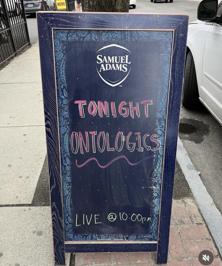 Ontologics's tweet image. More sweating on the gear + yelling stuff in CT! Thanks to all the bands and people/staff that listened! 🦉🚐 #SoundConjured #SpringTour