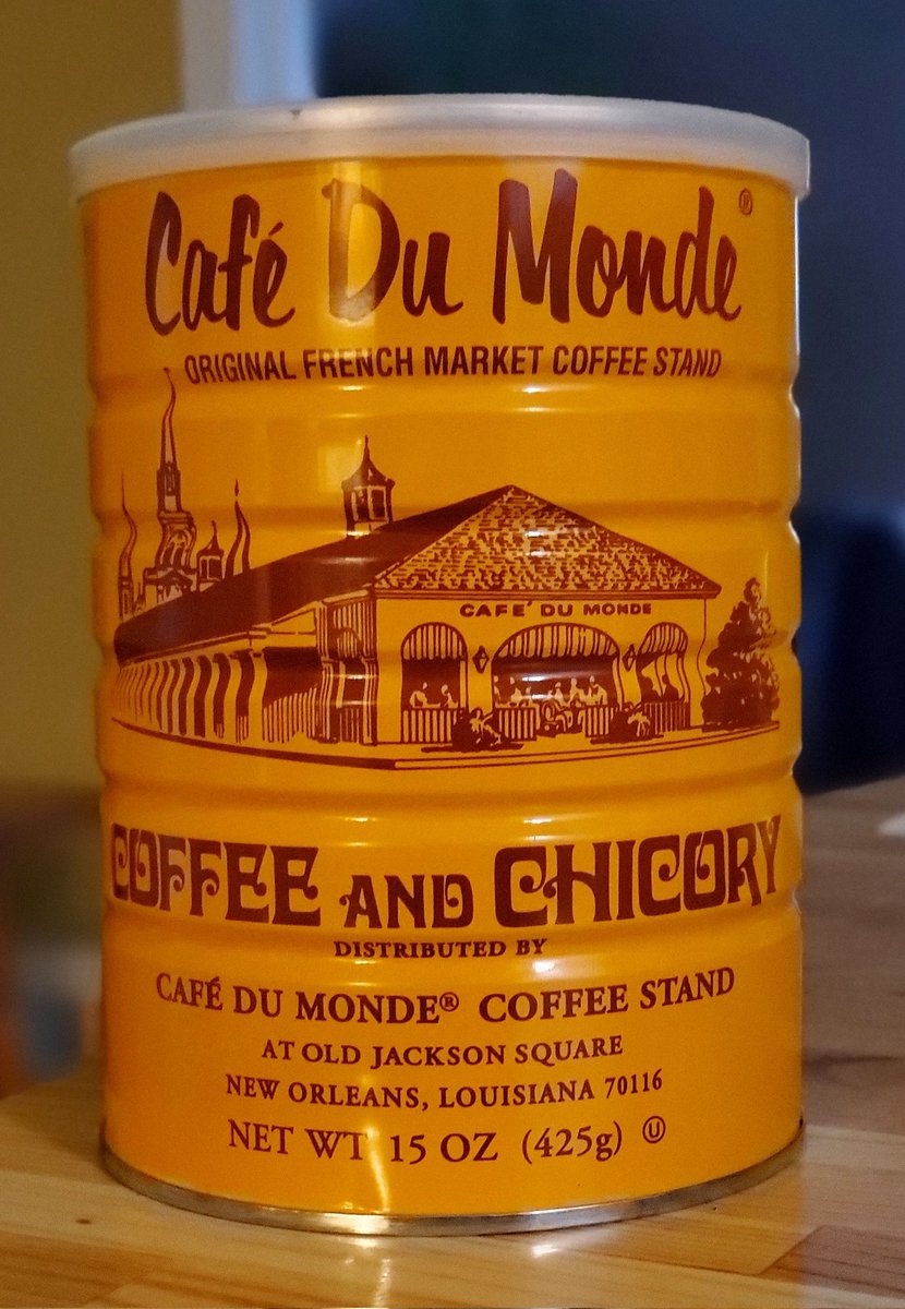 A good friend got me a can of Café Du Monde. #bestcoffee