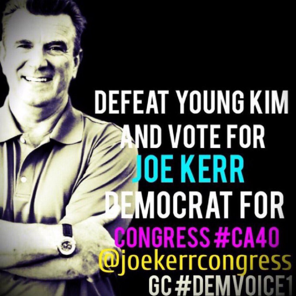 #DemVoice1 #DemsUnited Joe Kerr is a labor leader and is running for US House #CA40. Joe was instrumental in getting over 200 bills signed into law that provided solutions to public safety, climate change, and helping the working class. Republicans called these initiatives…