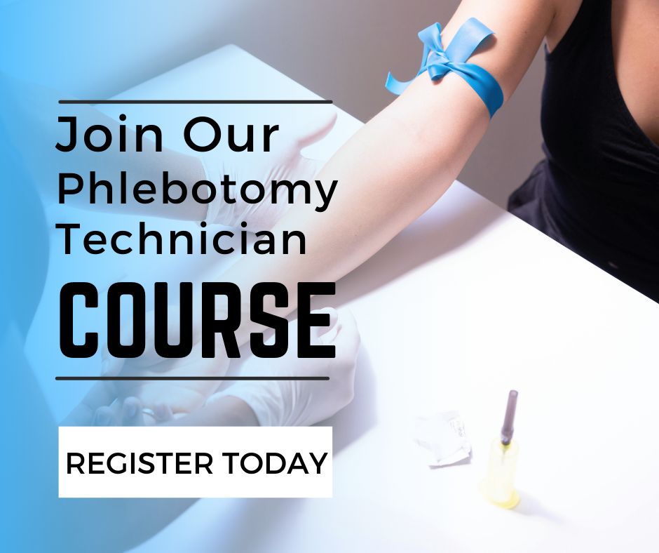 Launch your career in healthcare as a Phlebotomy Technician. Join us on Mondays and Wednesdays from 9:00a.m. to 1:00p.m starting May 24, 2024. 

Register now and gain the skills to make a difference in people's lives!

.
.

#phlebotomy #phlebotomist #cna #medicalassistant