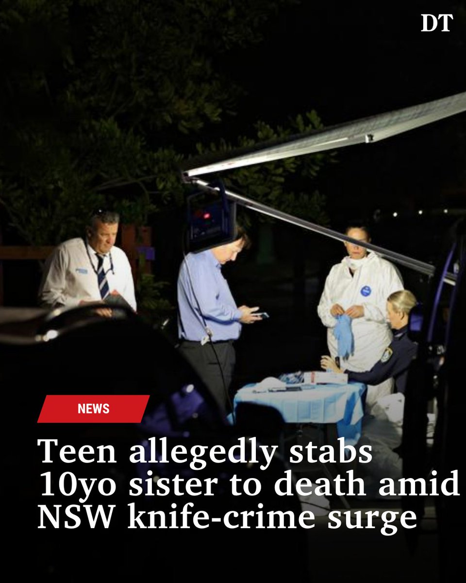 A ten-year-old girl was allegedly stabbed to death by her sister at their family home. FULL STORY: bit.ly/3WDkDWX