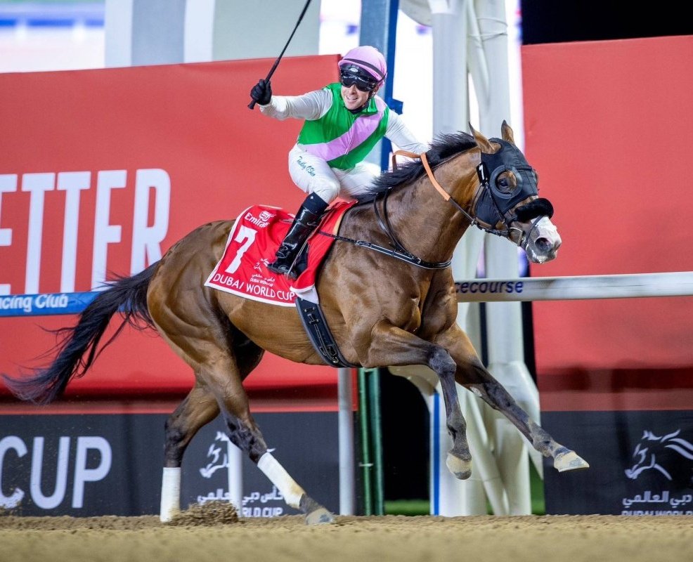 💚🇸🇦🏆🇦🇪🩷 One Month Ago 🗓️ #Dubaiworldcup2024 @JuddmonteFarms @OsheaTadhg @BhupatSeemar