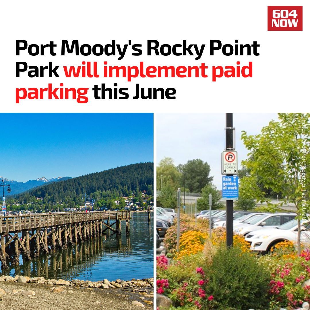 $2.50 per hour. Yikes. 😅 💸 #PortMoody Council approved of this paid parking strategy last week to give opportunities for other drivers to find a spot. At the same time, their goal is to increase turnover rate for local businesses. 📈