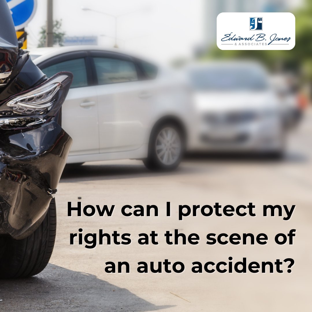 1. Ensure everyone's safety. 2. Call the police and seek medical attention. 3. Exchange contact and insurance information. 4. Document the scene. 5. Avoid admitting fault. Need help? Contact us: (985) 399-5944 #AutoAccident #KnowYourRights #SafetyFirst #EdwardBJonesLaw