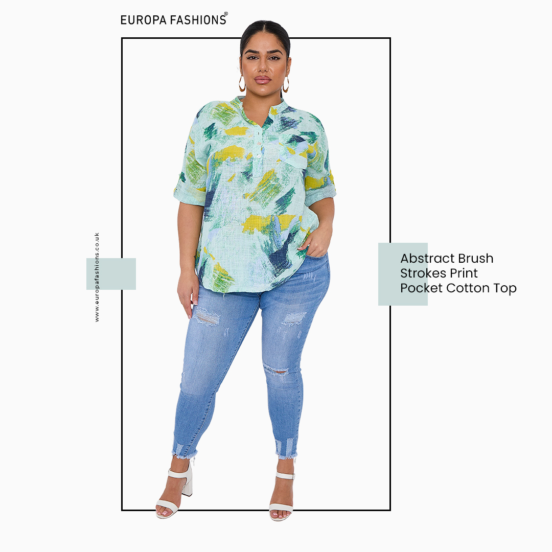 Add a Splash of Artistic Flair to Your Collection with Our Abstract Brush Strokes Print Pocket Cotton Top!

Shop Now: rb.gy/if2s47

#top #brushstroke #womenstop #wholesaleuk #wholesalefashionuk #fashionwholesale #ukfashion #wholesaleclothing #europafashions