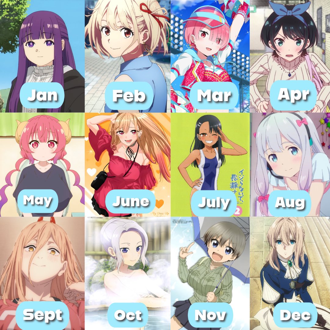 TheSliceofAnime's tweet photo. Your Birthday Month is your new GF!
Who’d you get? Are you happy? 👀 https://t.co/IZTqkEMdmc